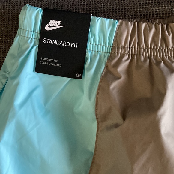 NWT Nike Icon Clash Colorblock Parachute Nylon Bungee Skirt M - Picture 4 of 7